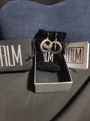  Бронзовые мобильные висячие серьги-кольца RLM - Изображение 1 из 4