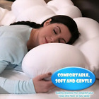 Egg-shaped Cloud Pillow: Soft, Supportive, Ergonomic Memory Foam.