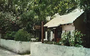 Bermuda Hamilton Studio Cottage in der Queen Street Vintage Postkarte C351 - Bild 1 von 2