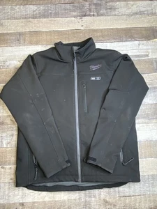 Milwaukee M12 Mens Heated Toughshell Jacket Black Medium No Battery Some Marks - Picture 1 of 11