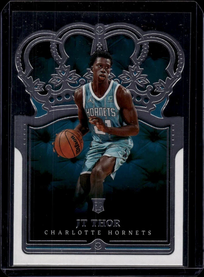 2021-22 Panini Crown Royale #37 JT Thor Charlotte Hornets - Image 1 of 2