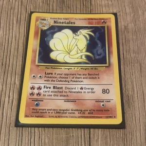 Ninetales 012/102 Set de Base Holo WOTC LP/NM Pokemon TCG - Photo 1/4