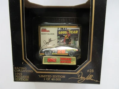 Davey Allison #28 1992 Racing Champions Premier Edition 1/64 Scale NASCAR New - Image 1 of 4