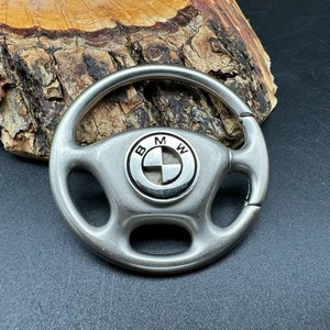 Vintage Schlüsselanhänger BMW Lenkrad - Metall - hochwertig - für Autoliebhaber - Bild 1 von 9