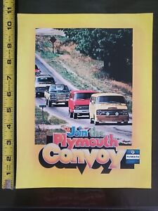 Brochure originale 1977 Plymouth C'Mon Convoy Voyager Trail Dusters camionnette 