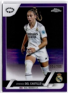 Athenea Del Castillo 2022-23 Topps Chrome Women's Purple Refractor #22 #224/299 - Picture 1 of 2