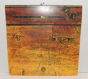 Alice Cooper School's Out LP 1972 Vinyl BS 2623 Blue Panties Warner Brothers - Picture 1 of 3