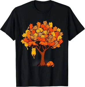 Cat Tree Funny Animal Plant Pet Lover T-Shirt Hoodie - Picture 1 of 13