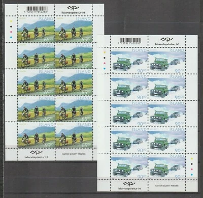 s36066 INSEL ISLAND 2004 EUROPA CEPT MNH ** MS X2 HOLYDAYS