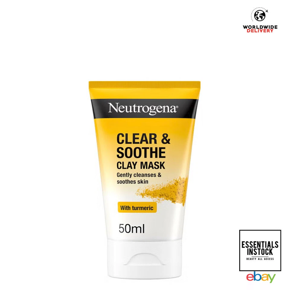 Mascarilla de arcilla transparente y calmante Neutrogena con cúrcuma 50 ml Foto 1 de 1