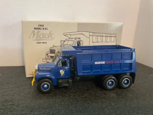 1:34 FIRST GEAR MORTON SALT ROCK MACK 1960 MODEL B-61 DUMP TRUCK 19-2057 - Picture 1 of 2