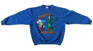 Felpa vintage anni 90 Signal Artwear Garfield Jim Davis maglione brutto donna grande - Foto 1 di 8