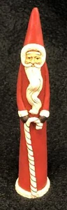 Jim Shore Early Rare 1991 Pencil Folk Art Santa Candy Cane 2102 - Bild 1 von 6