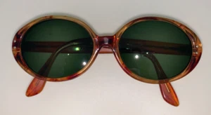 1960's Prescription Oval Sunglasses Frames Tortoise Shell Retro Made in France - Picture 1 of 10