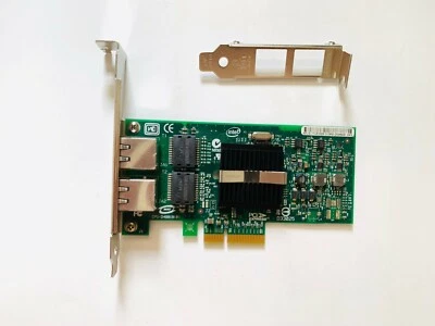 INTEL OEM EXPI9402PT PRO/1000 Dual Port Server Adapter PCI-E Network Card 82571 - Image 1 of 4