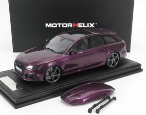 1/18 Motorhelix Audi RS6 Avant (C7) 2015 Purple MH012MP