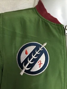 Star Wars Mandalorian Coat Jacket Adult Small Youth L We Love Fine Used 21x22 - Picture 1 of 8