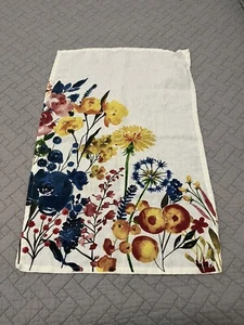 Sur La Table Multicolor Floral Linen Dish Towel 18x28 - Picture 1 of 7
