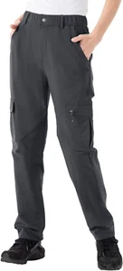 Women'S Hiking Cargo Pants Water-Resistant Quick Dry UPF 50+ Travel Camping Work - Picture 1 of 12