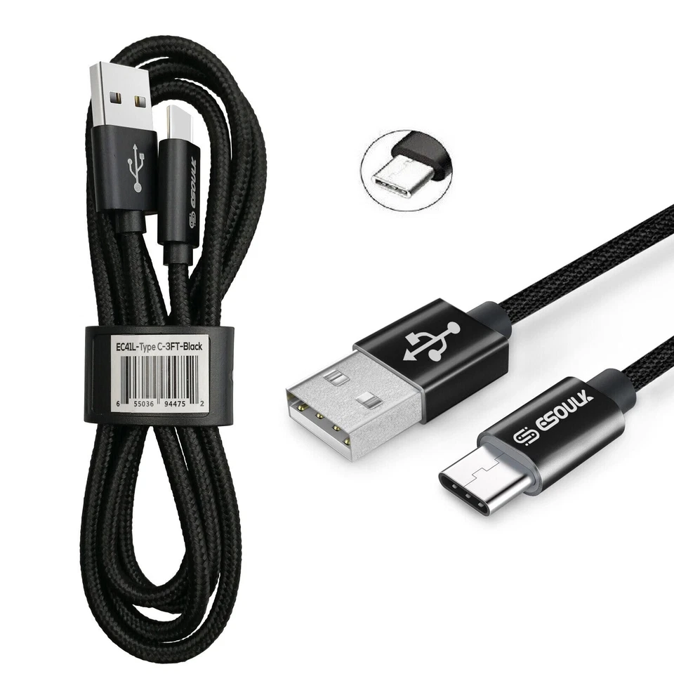 Type C Fast Charge 3.1 USB Cable FOR Sharp Rouvo V - Image 1 of 3