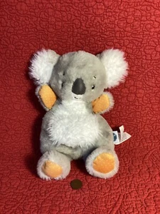 11" Mary Meyer Koala gray white plush stuffed security lovey orange paws - Picture 1 of 4