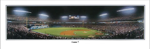Florida Marlins Game 7, 1997 World Series Unframed Panoramic Poster #2005 Cover