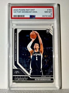 Victor Wembanyama 2023-24 Panini #162 NBA Rookie Basketball Card 1 of 2582 PSA 8 - Picture 1 of 2