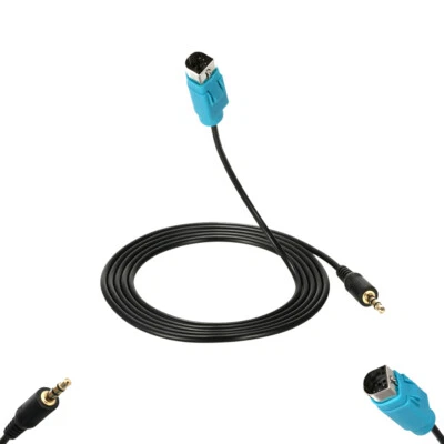 1NEISMARTECH Cavo Aux In per Autoradio Compatibile con Alpine KCE-236B e Altri Modelli