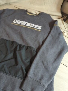 Nike Cowboys Crewneck Sweater with kangaroo pouch Gray 2XL XXL - Picture 1 of 7