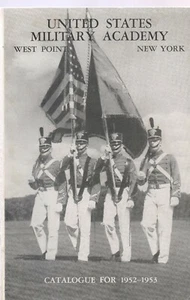 U.S. MILITARY ACADEMY 1952-53 CATALOG - Bild 1 von 3