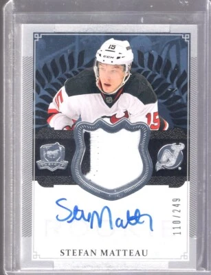 2013-14 The Cup Rookie Autographs Patch #113 Stefan Matteau 110/249 - Image 1 of 2