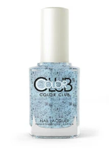 COLOR CLUB Nail Lacquer COOKIES & CREAM So Crumby LS10 15ml | Textured Blue Aqua - Picture 1 of 5