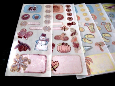 Lot of Stickers, Great Lengths, Summer, Autumn, Winter, Spring, Titles. - Image 1 of 4