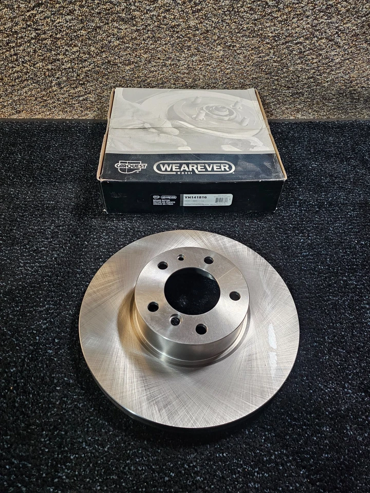 (CANTIDAD 2) Para BMW 850CSi 1994-1995, BMW 850i 1991-1992 Rotor de freno de disco YH141816 Foto 1 de 4