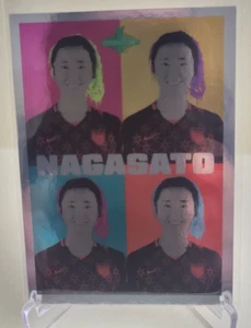 2023 PARKSIDE NWSL VOL 2 YUKI NAGASATO POP ART FOIL #24 CHICAGO RED STARS - Picture 1 of 2