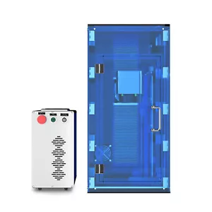 OMTech 50W Fiber Laser Metal Marking Engraver Machine 200x200mm wIth Cover - Picture 1 of 11