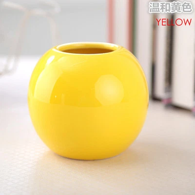 Moda Jarrones de Cerámica Maceta Maceta Cerámica Adornos Decoración del Hogar Varios 7 Colores Foto 1 de 4