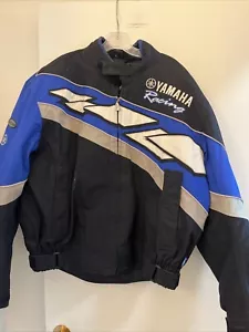 Chaqueta de moto Yamaha Racing azul blindada, para hombre talla XL - Imagen 1 de 18