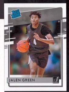 2021-22 Panini Chronicles Draft Picks #29 Jalen Green Donruss RATED RC