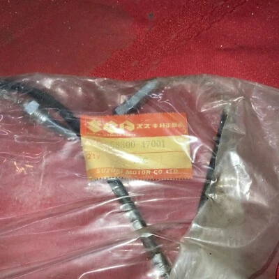 NOS Suzuki GS550 GS 550B GS 1977 OEM Throttle Cable 58300-47001 - Image 1 of 4