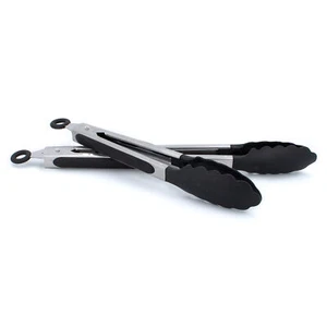 Kyto BBQ pinzas para barbacoa acero inoxidable pinzas de cocina juego de 2 piezas - Imagen 1 de 5