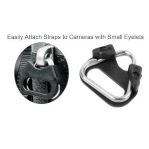 10*Camera Strap Triangle Split Adapter Triangle Buckle with ABS Plastic Cap - Zdjęcie 1 z 6