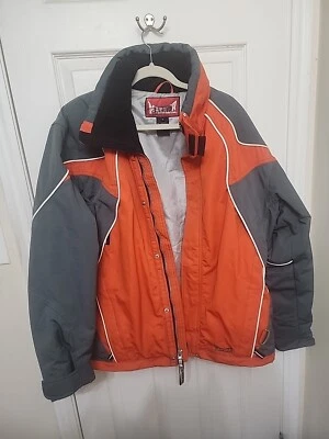 Abrigo de invierno aislante Marker naranja y gris para hombre esquí snowboard talla M nieve  Foto 1 de 4