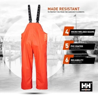 Mono con tirantes impermeable Helly-Hansen Workwear Mandal, pequeño para hombre Foto 1 de 4