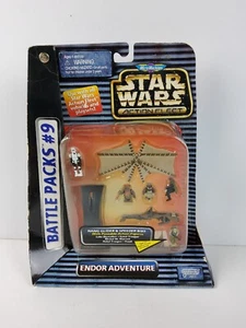 Paquete de Batalla de Flota de Acción Galoob Star Wars #9 - Paquete de Aventura Endor Nuevo - Imagen 1 de 7