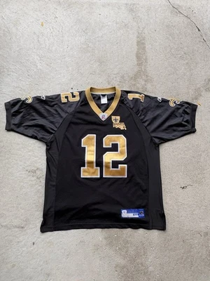 Reebok NFL New Orleans Saints #12 Colston ON FIELD PLAYERS Football JERSEY Sz 50 - Image 1 of 4