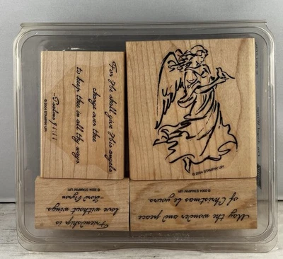 Stampin Up!  Juego de sellos religiosos On Angel Wings 2004 Foto 1 de 4