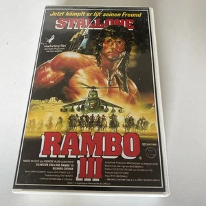 Rambo III - Sylvester Stallone - VHS Video Kassette Zustand Gut @830 - Bild 1 von 3