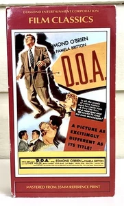 D.O.A. (Dead On Arrival) Edmund O’Brien, Pamela Britton (1949 VHS) Film Noir - Imagen 1 de 3
