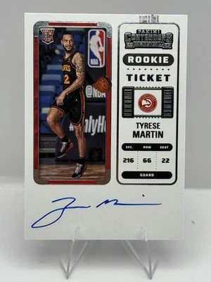 2022-23 Contenders Tyrese Martin Rookie Auto Rookie Ticket #108 Hawks - Image 1 of 2